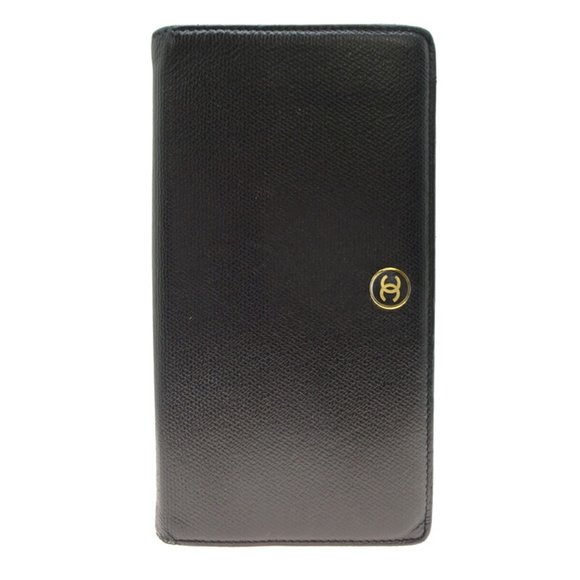 CHANEL Black Leather Wallet - Picture 1 of 9